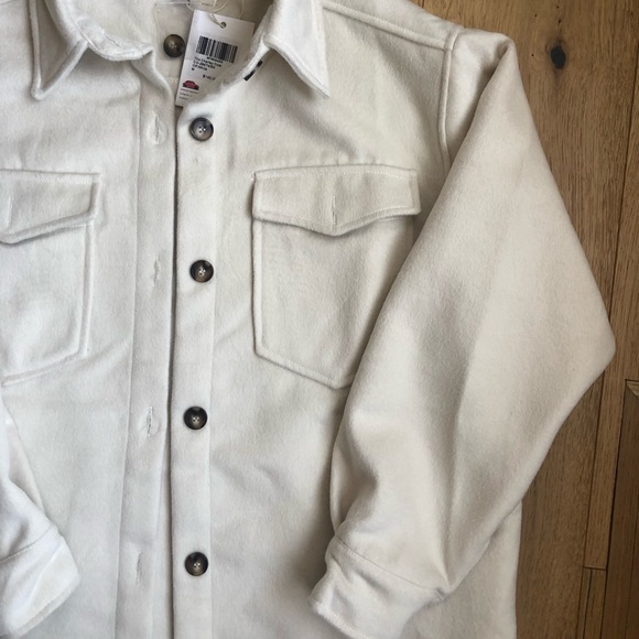 Pink Martini Charley coat (shacket). Ivory, size M, never worn. - Picture 4 of 5